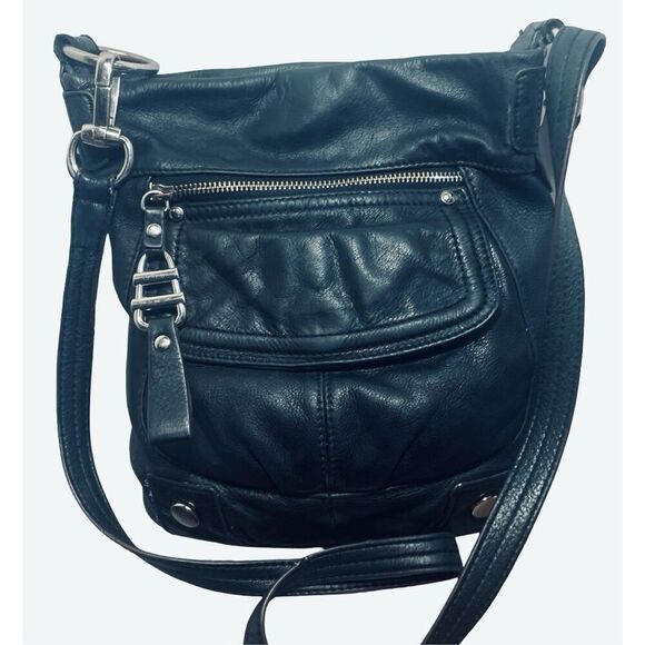 B. Mackowski Leather Crossbody - Picture 1 of 8